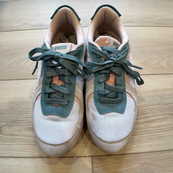 Puma Cruise Rider NU Pastel Womens US 10 Warm White Pink Athletic Running Shoes - Picture 2 of 9